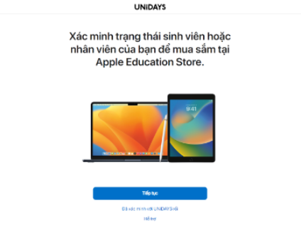 Hướng dẫn mua hàng theo chương trình ưu đãi giáo dục tại Apple Store Việt Nam